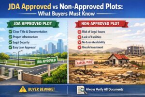 JDA Approved vs Non-Approved Plots: What Buyers Must Know